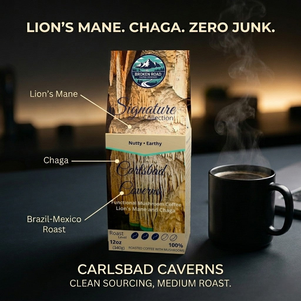 Carlsbad Caverns - Functional Mushroom Coffee Blend