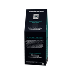 A tall, narrow black coffee bag package with teal and white text, shown on a plain white background. The front reads 'CATTURA MUNDO' and includes a QR code and subscription text.