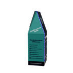 A tall, narrow product box for InstantRod Coffee, featuring a teal and black design with white text, shown on a plain white background.