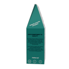 A tall, narrow green coffee box of Java Toraja shown from the back side, featuring white text including 'Velvety Smooth Coffee.' and 'Our Commitment to Quality