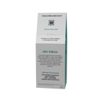 A tall rectangular coffee bag package labeled JAVA TORAJA, shown on a plain white background. The package is mostly light gray with teal text and a small illustrated coffee bean graphic near the top.