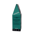 A tall, narrow green package of Broken Road Coffee Company Peruvian Chocolate single-origin coffee, with printed text
