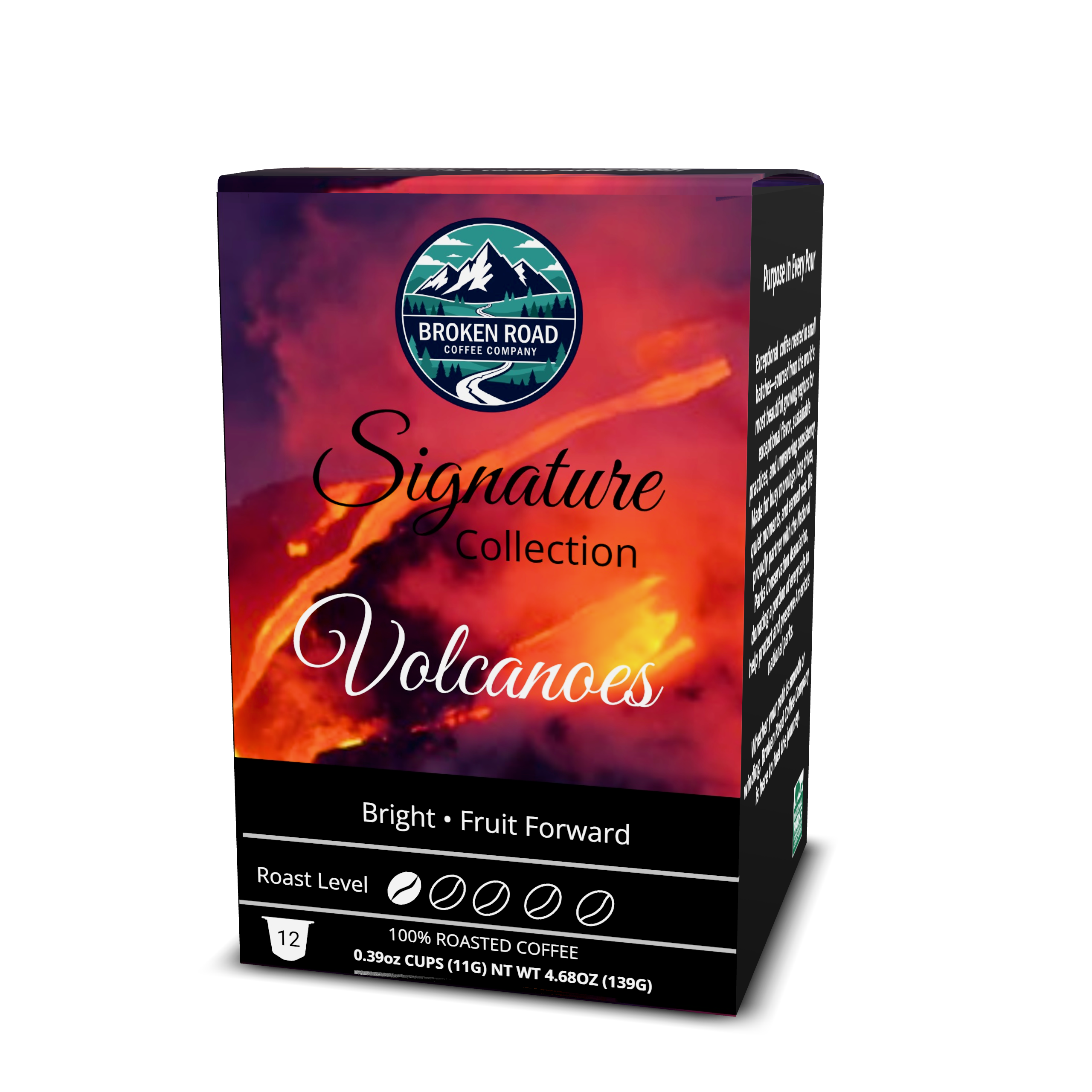 Volcanoes Coffee Blend Pods