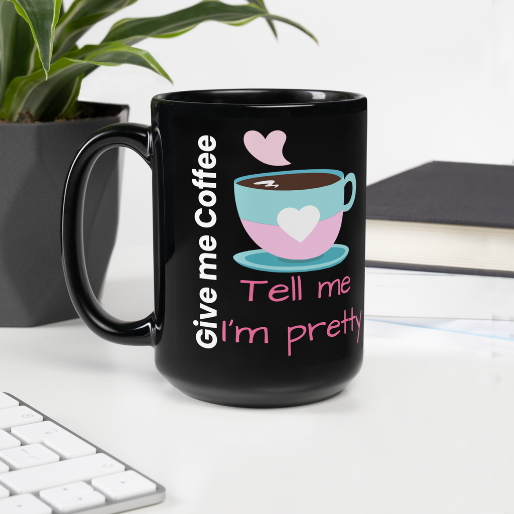 Give Me Coffee Black Coffee Mug