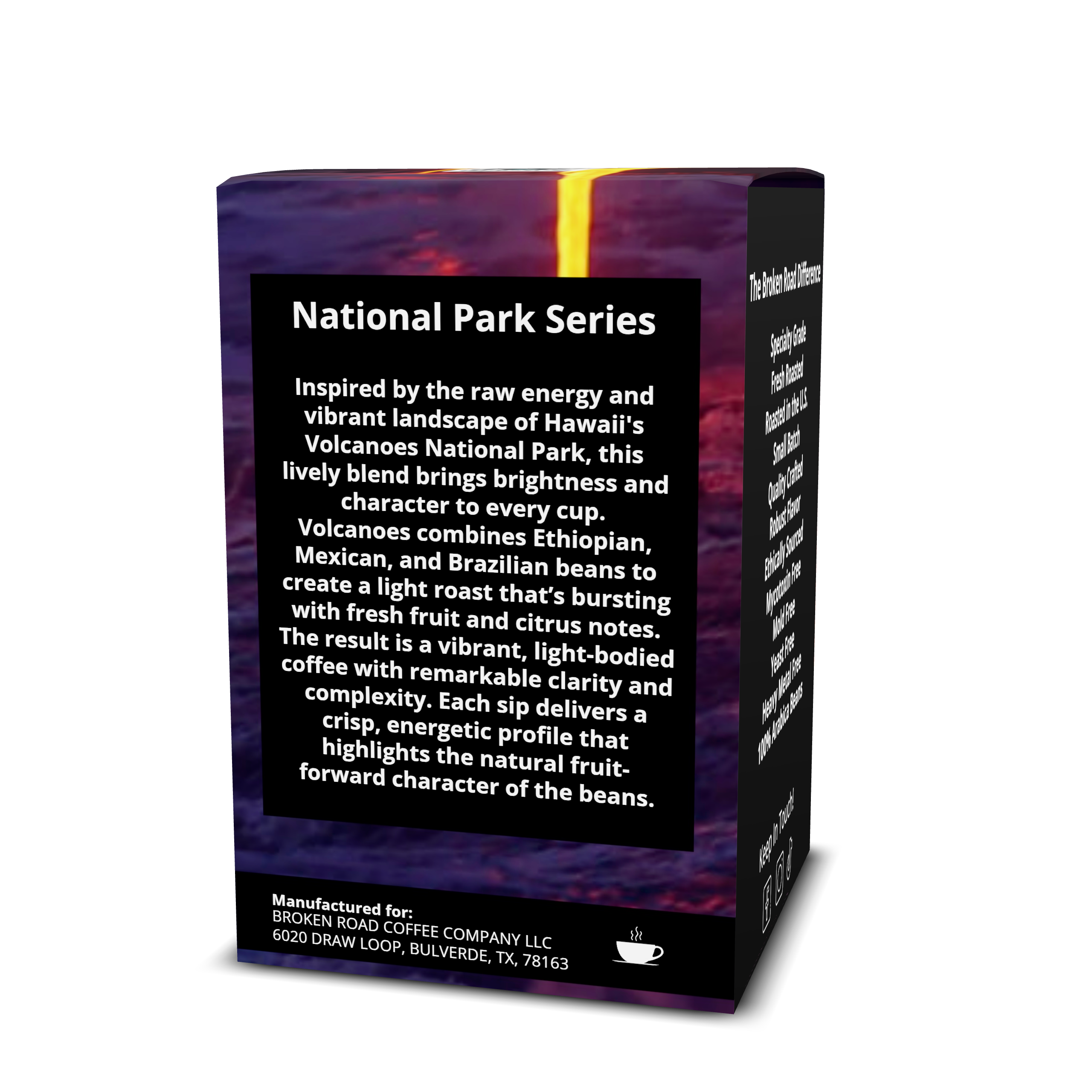 Volcanoes Coffee Blend Pods