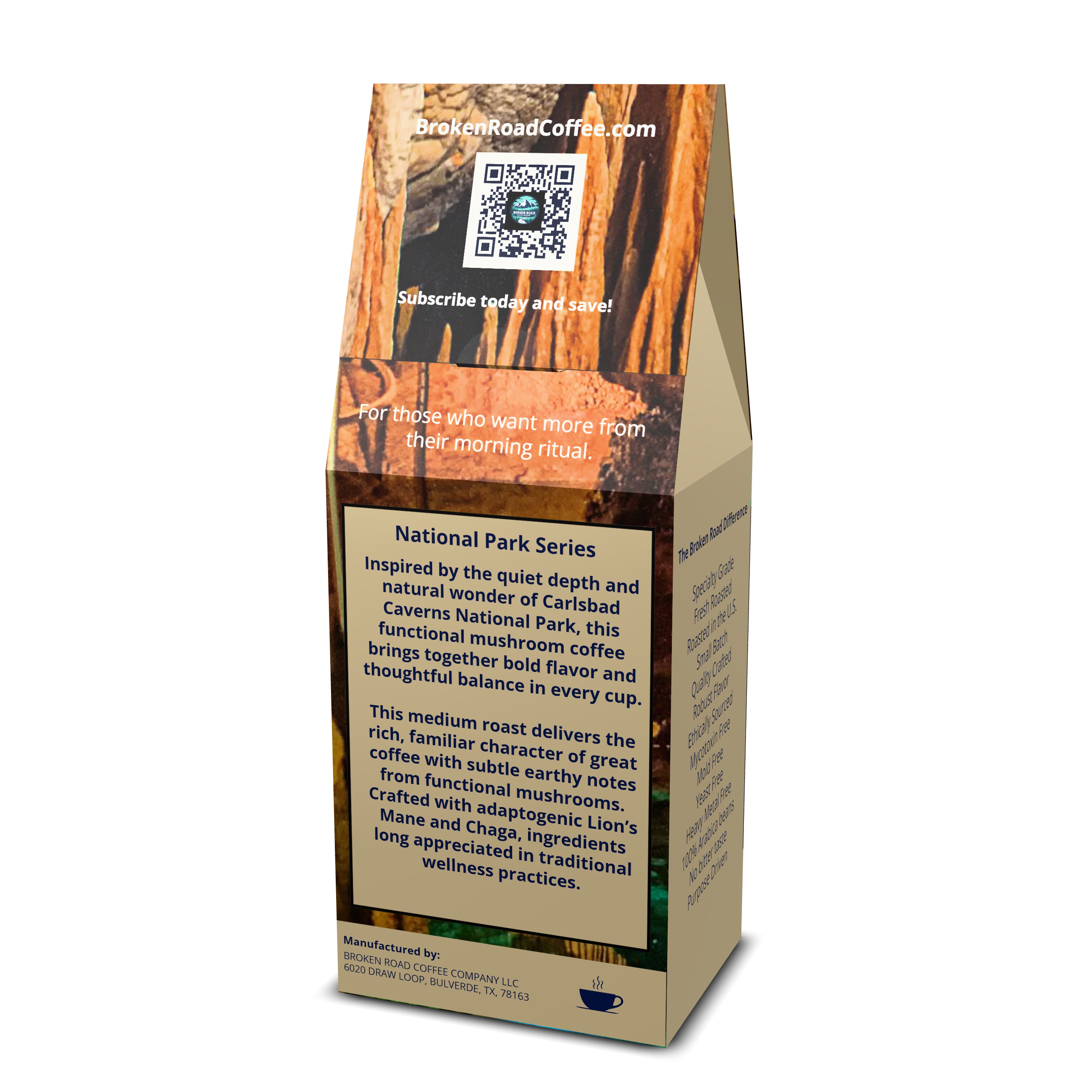 Carlsbad Caverns - Functional Mushroom Coffee Blend
