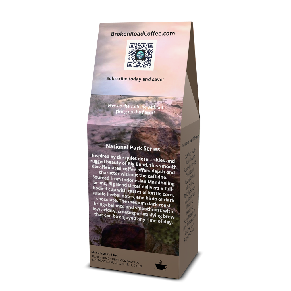 Big Bend - Decaf Coffee