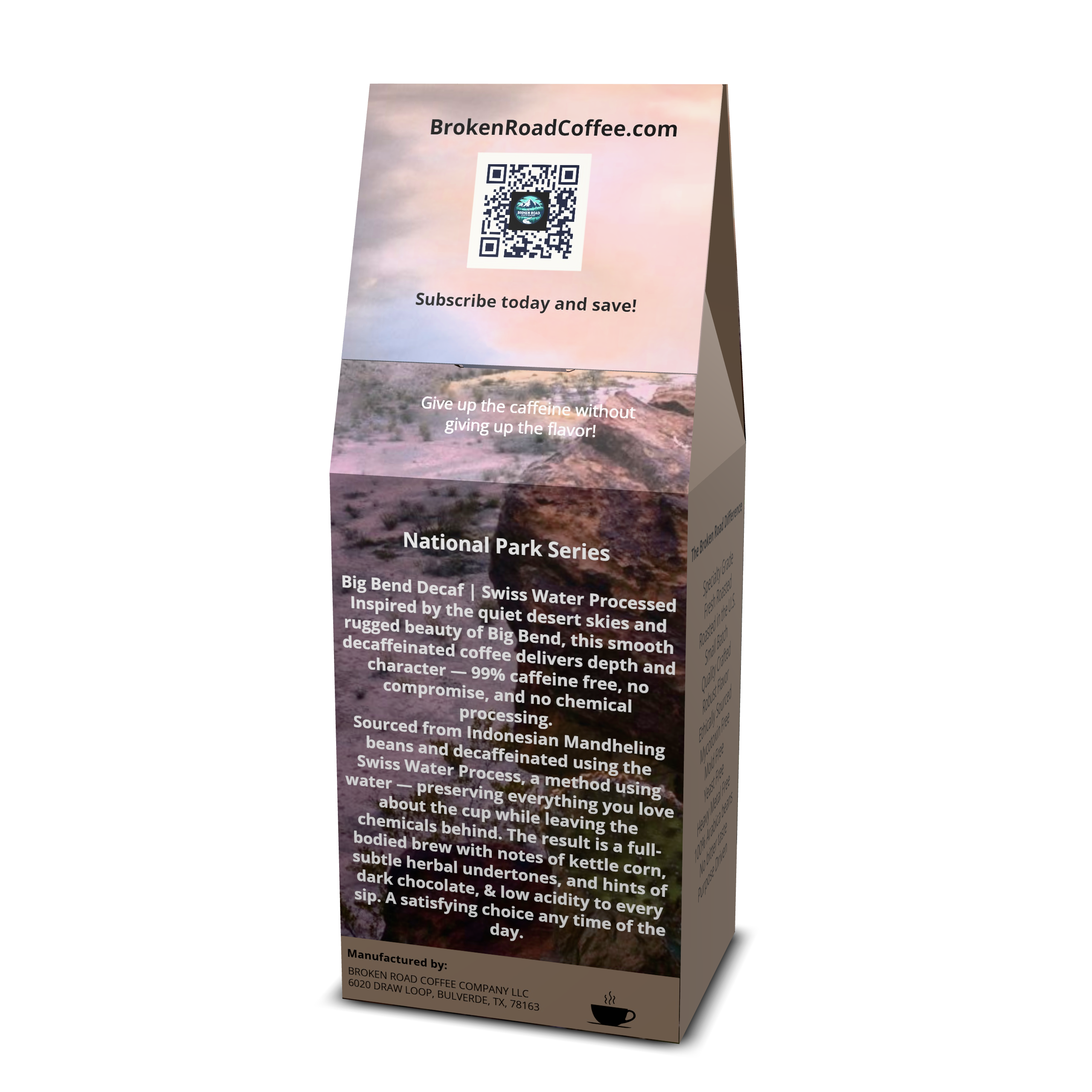 Big Bend - Swiss Water Decaffeinated Coffee