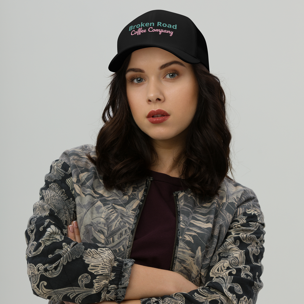 Trucker Cap pink print