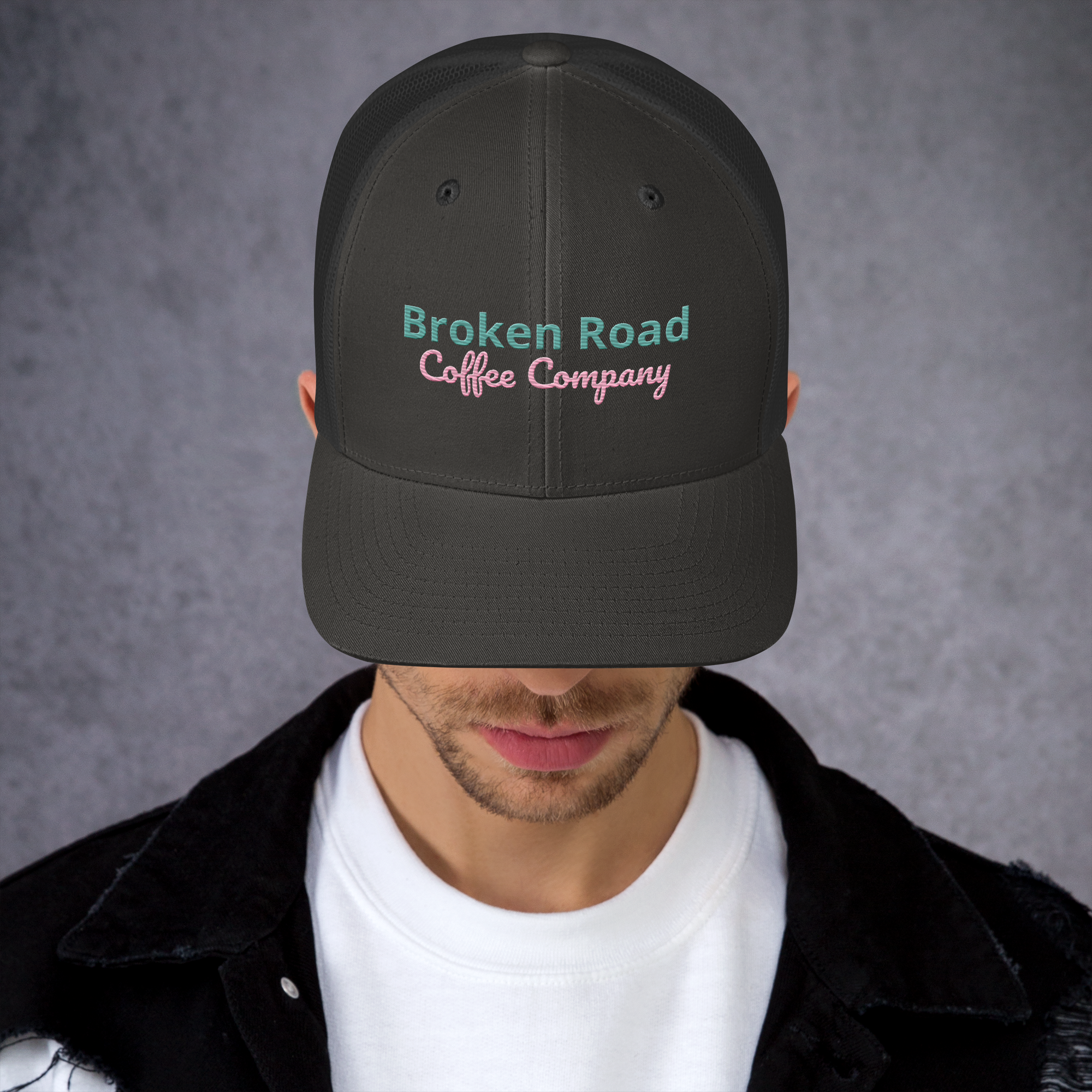 Trucker Cap pink print